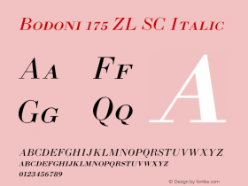 Bodoni 175 ZL SC