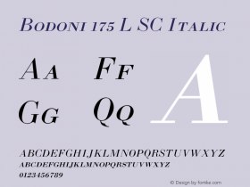 Bodoni 175 L SC