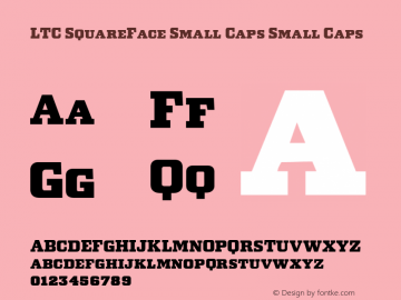 LTC SquareFace Small Caps