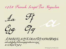 1920 French Script Pro