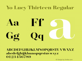 Yo Lucy Thirteen