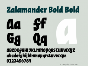 Zalamander Bold