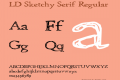 LD Sketchy Serif