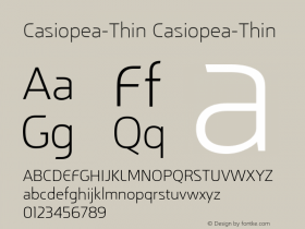 Casiopea-Thin