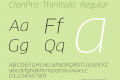 ClanPro-ThinItalic