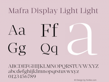 Mafra Display Light