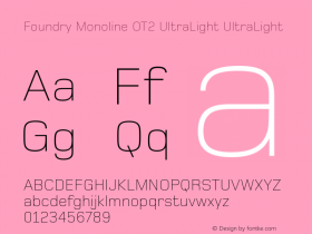 Foundry Monoline OT2 UltraLight