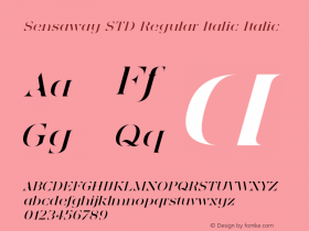 Sensaway STD Regular Italic