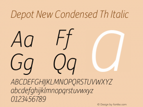 Depot New Condensed Th