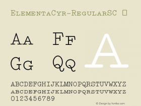 ElementaCyr-RegularSC