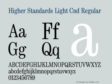 Higher Standards Light Cnd