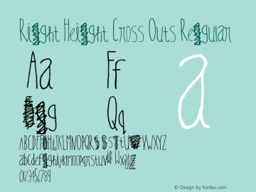 Right Height Cross Outs