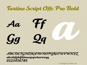 Tartine Script Offc Pro