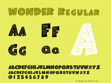 Wonder Font Family