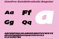 ClanPro-ExtdUltraItalic