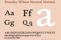 Foundry Wilson Normal