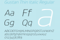 Gustan Thin Italic