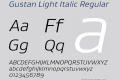 Gustan Light Italic