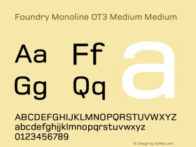 Foundry Monoline OT3 Medium