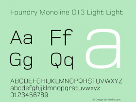 Foundry Monoline OT3 Light