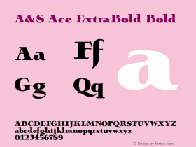 A&S Ace ExtraBold