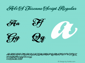 A&S Tuscano Script