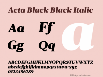 Acta Black