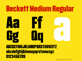 Beckett Medium