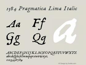 1584 Pragmatica Lima