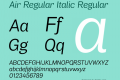 Air Regular Italic