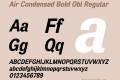 Air Condensed Bold Obl