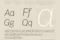 Air Thin Italic