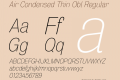 Air Condensed Thin Obl