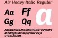 Air Heavy Italic