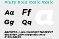 Pluto Bold Italic