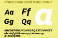 Pluto Cond Bold Italic