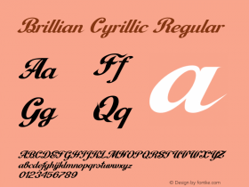 Brillian Cyrillic