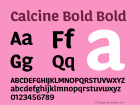 Calcine Bold