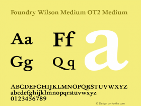 Foundry Wilson Medium OT2