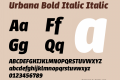 Urbana Bold Italic