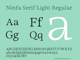 Ninfa Serif Light