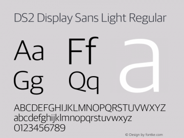 DS2 Display Sans Light