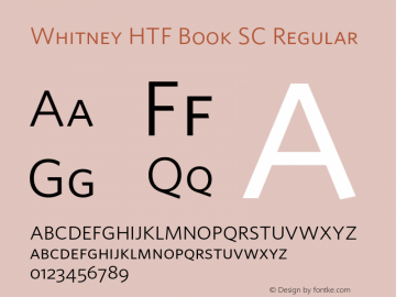 Whitney HTF Book SC