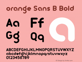 orange Sans B