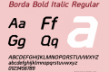 Borda Bold Italic