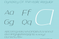 Dynasty OT Thin Italic