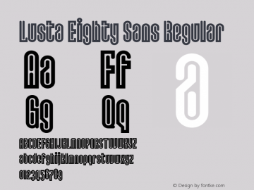 Lusta Eighty Sans