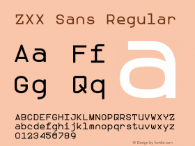 ZXX Sans