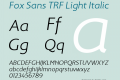 Fox Sans TRF Light