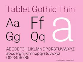 Tablet Gothic